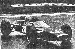 SMOOTH - Richard Attwood drove the Midland Racing Partnership F.2 Lola-Cosworth into second place at Pau. His driving was very smooth and confident, but not quick enough to challenge Clark.