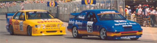 Rob Tweedie's first outing at AGP 1992 in good company
